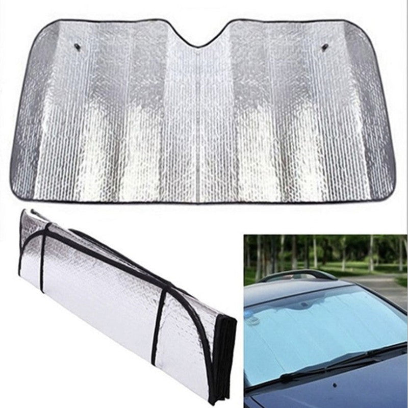 foldable car windshield sun shade (UV heat block)